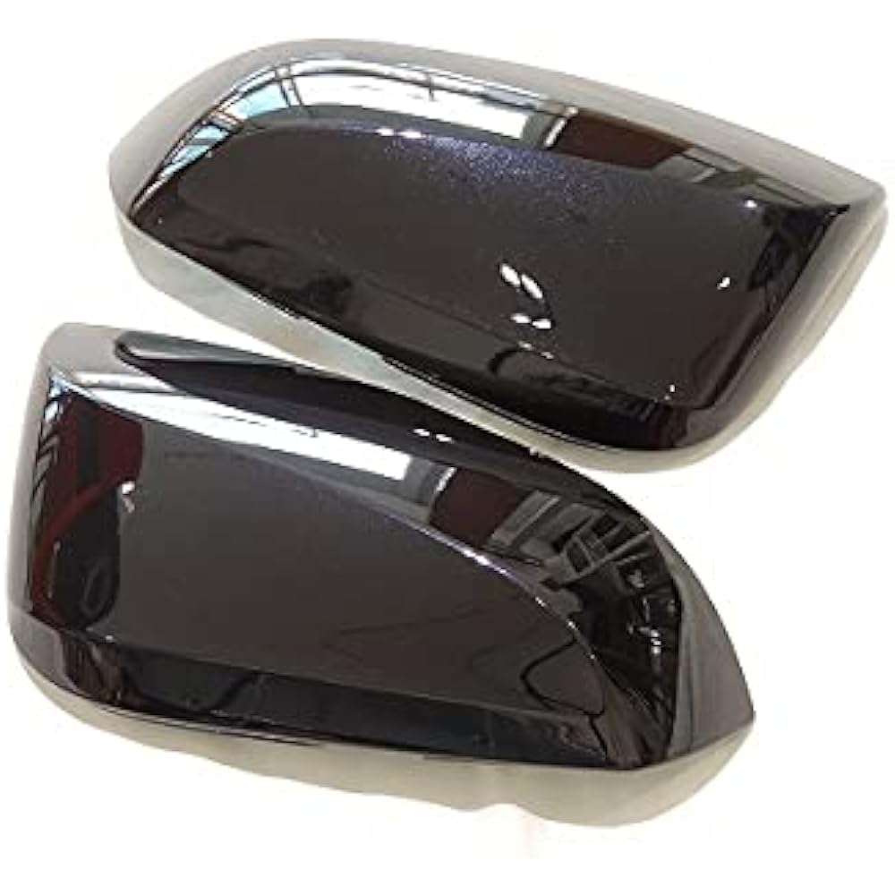 TOYOTA Genuine Toyota 30 Series Alphard Sparkling Black Pearl Door Mirror Cover Left and Right Set Can be used for other car models!