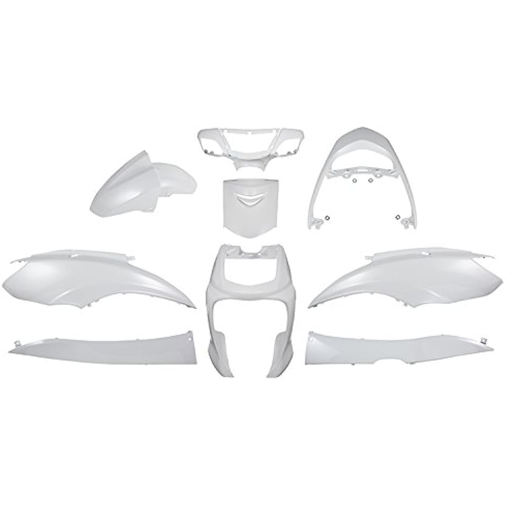 Bike Parts Center Exterior Set Black Painted Cowl Genuine Type Yamaha Cygnus X SE12J 3051