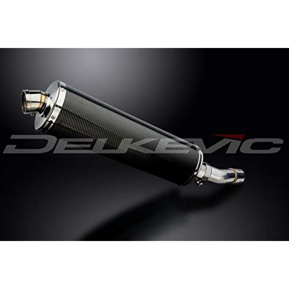 DELKEVIC Slip-on Carbon Oval Muffler SUZUKI SV650 / SV400 1998-2002 450mm KIT0801