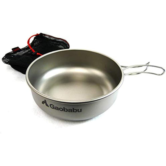 Gaobabu titanium bowl 500ml with mesh bag