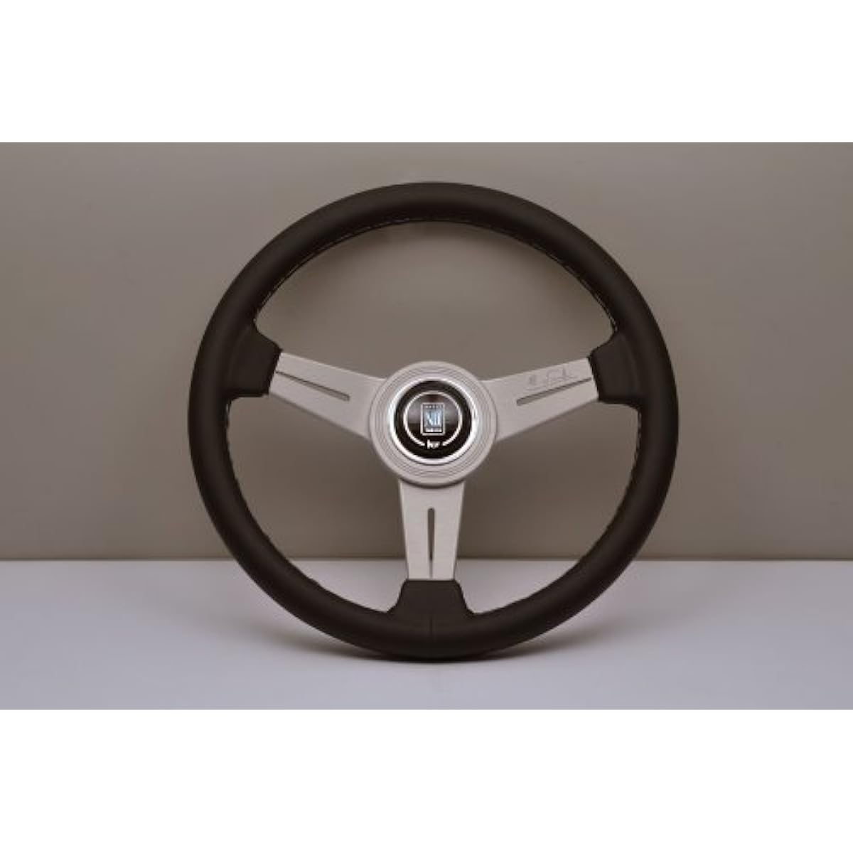 NARDI Steering CLASSIC Black Leather x Silver Spoke 36φ [parallel import]