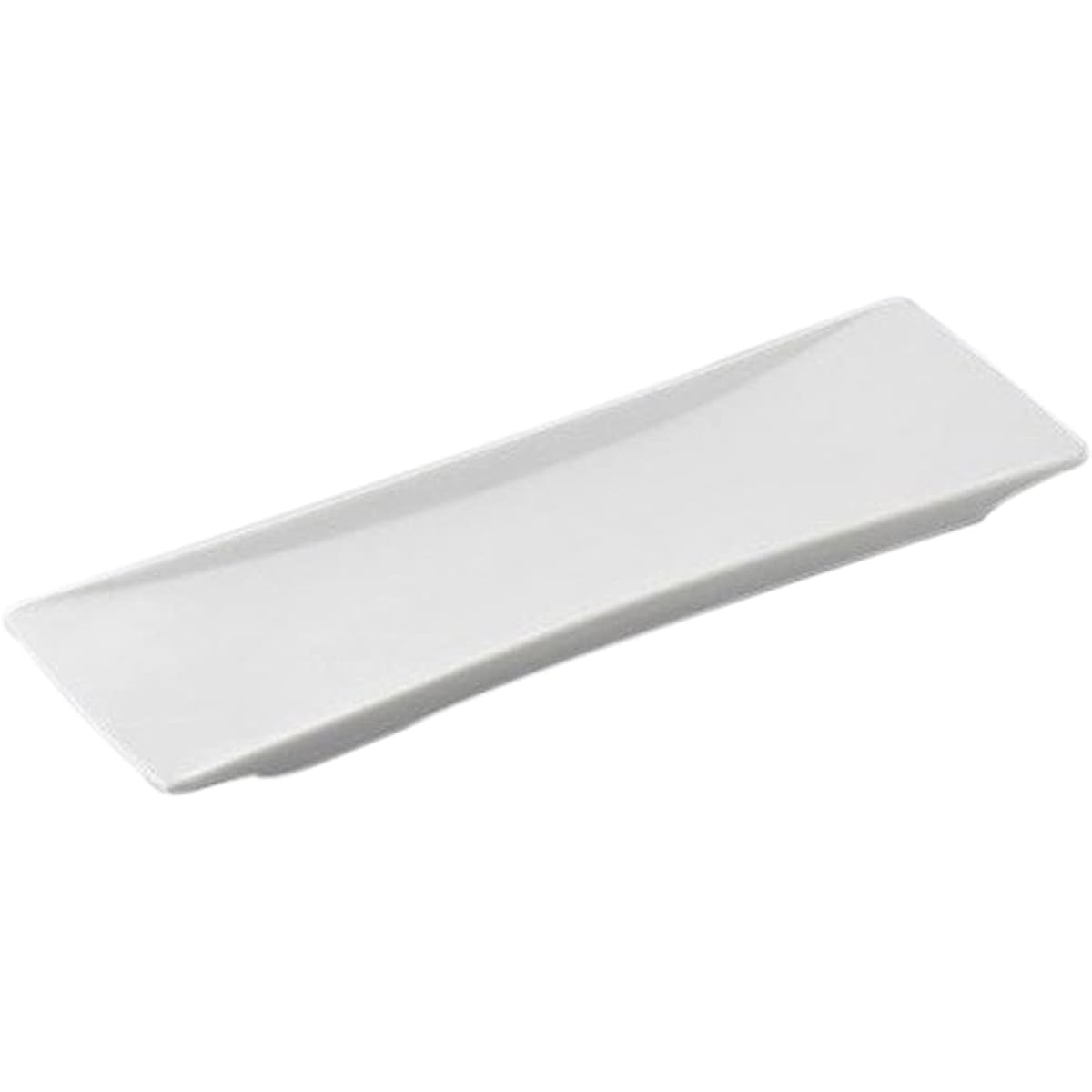 Set of 10 Ayu/Sanma Plate White Matte Sanma Plate [31 x 10 x 1.7cm] [Restaurant, Inn, Japanese Tableware, Restaurant, Commercial Use, Tableware]