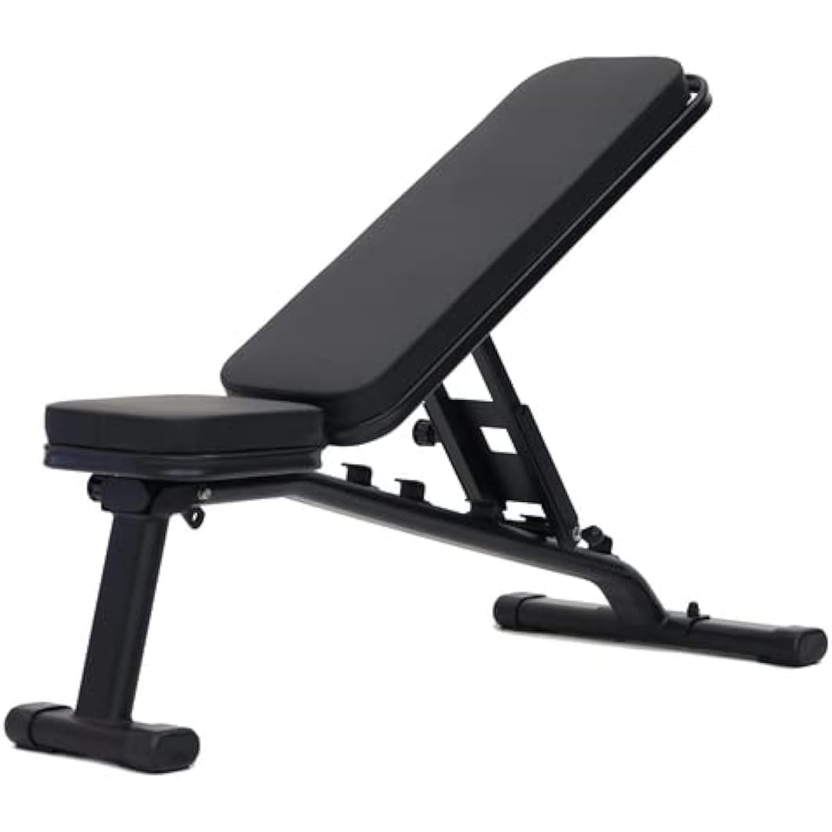 Leading Edge Training Bench Multi-position Foldable Load Capacity 300kg Angle Adjustment Function Flat Bench Incline Bench Decline Bench LE-B80