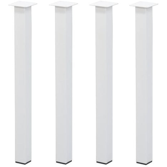 AIS Table Kits Square Leg Set of 4 White TBK-50SP WH