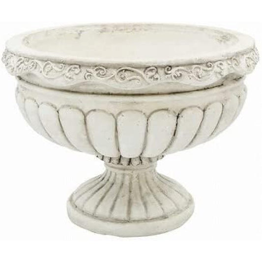 Planter Antique Roman Flower Vase Palace Goblet S Diameter 31cm White