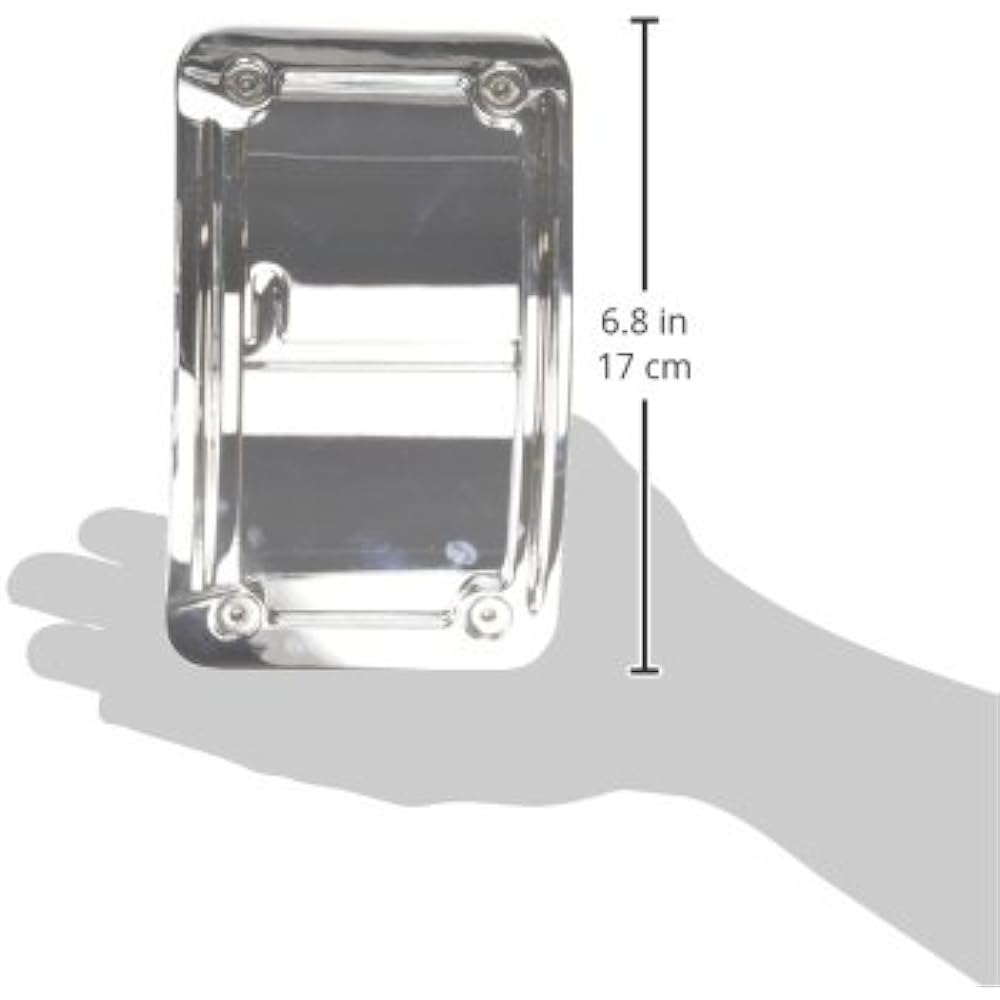 9251 Lighted Curved Vertical Side Mount Plate Clearkin [parallel import]