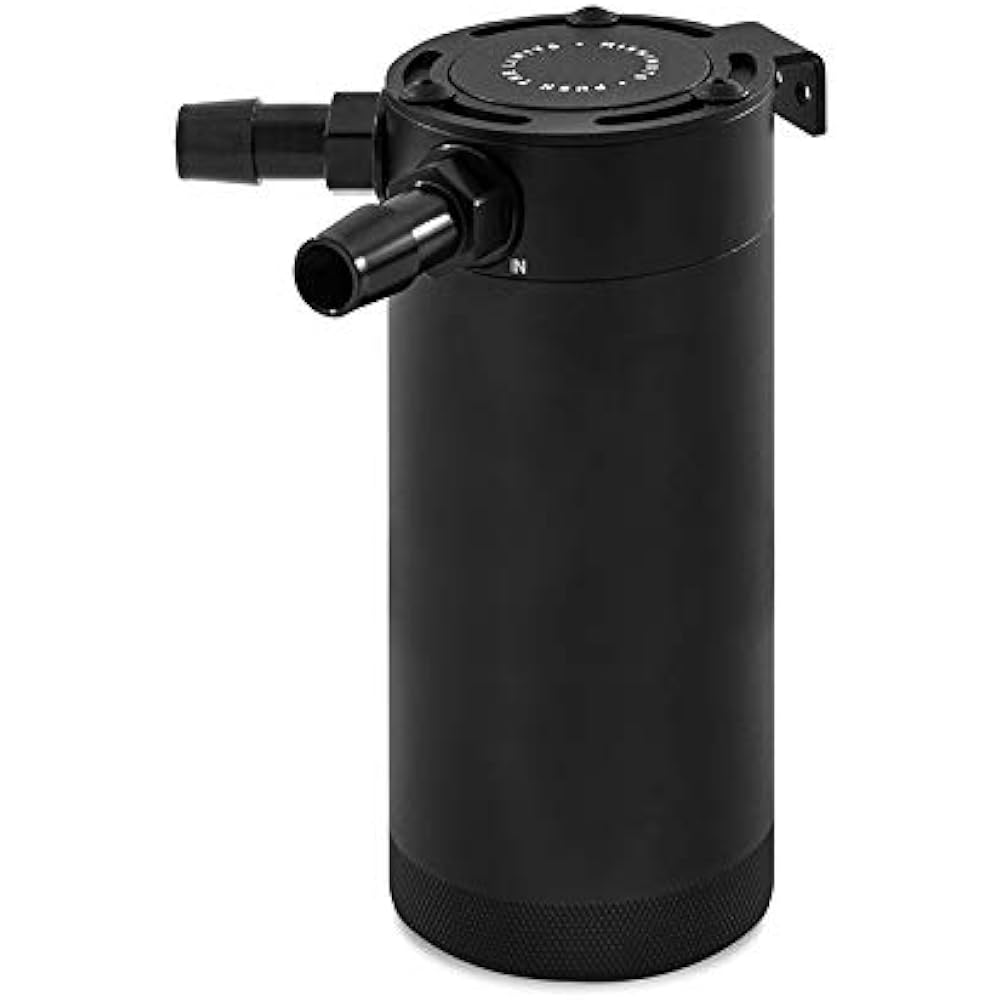 MISHIMOTO MMBCC-CBTWO-XLBK XL Baffle Oil Catch Can 2 Port