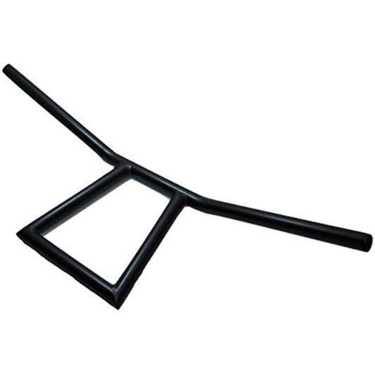 [x-cars] Low T Bar Handle Attack Bar Robohan Robot Handle Handle Bar Black 7/8 inch 22.2mm General Purpose APE TW SR Monkey Gorilla Chopper FTR 250TR Glass Tracker (Inner 4 Corners)
