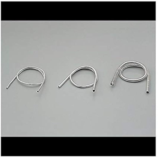 Daytona Plated Corrugated Tube Set Chrome φ6/10/15 96960