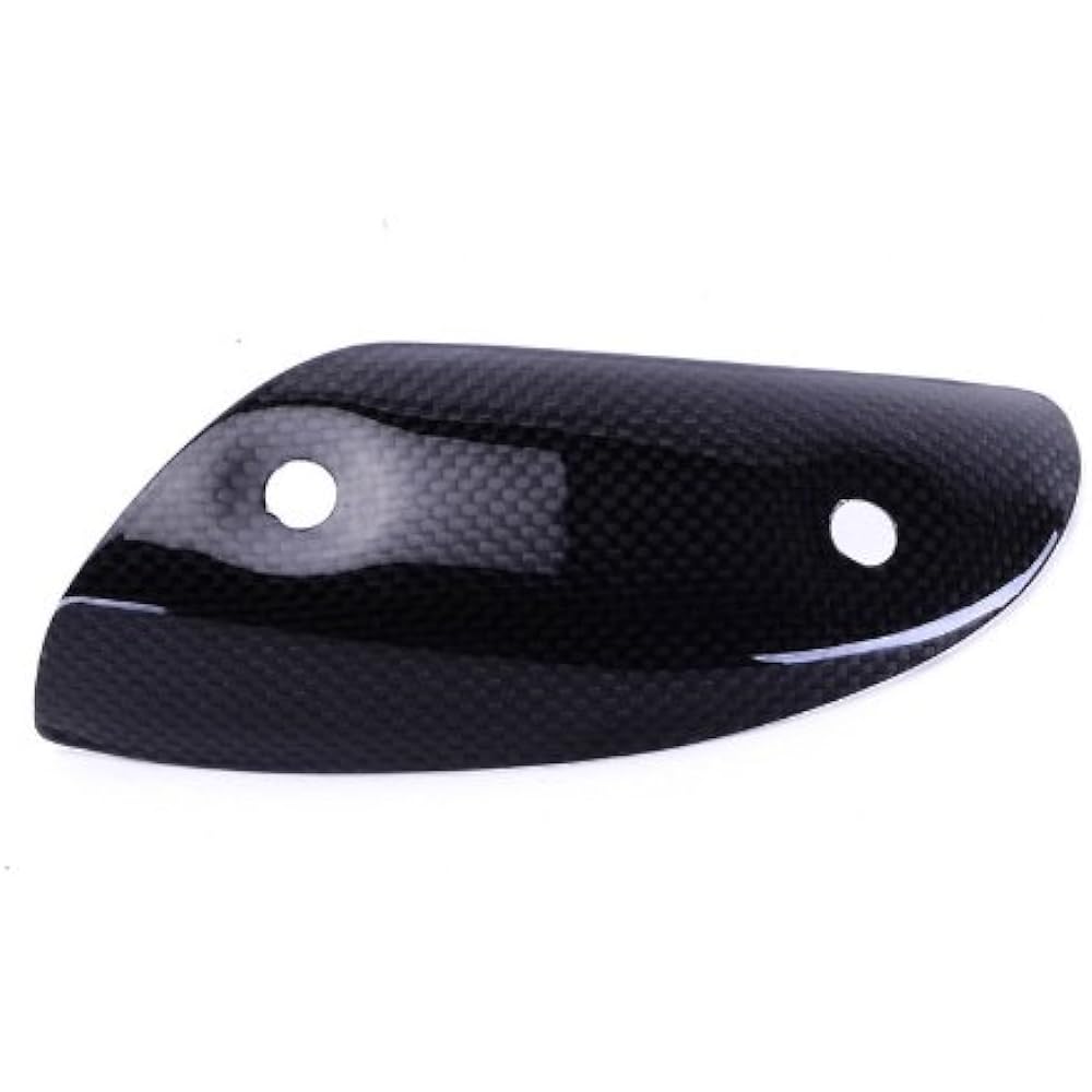 Bestem CBDU-DVL-EHC Black Carbon Fiber Fiber Exhaust Cover Ducati Diavel 2011-20