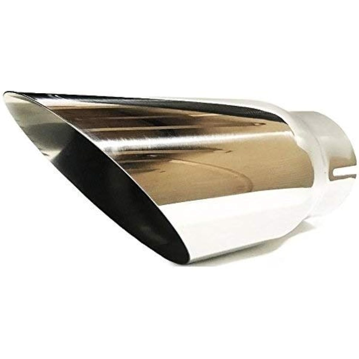 Exhaust stainless steel bolt on -chip (4 inch inlet 5 inch outlet length 12 inch)