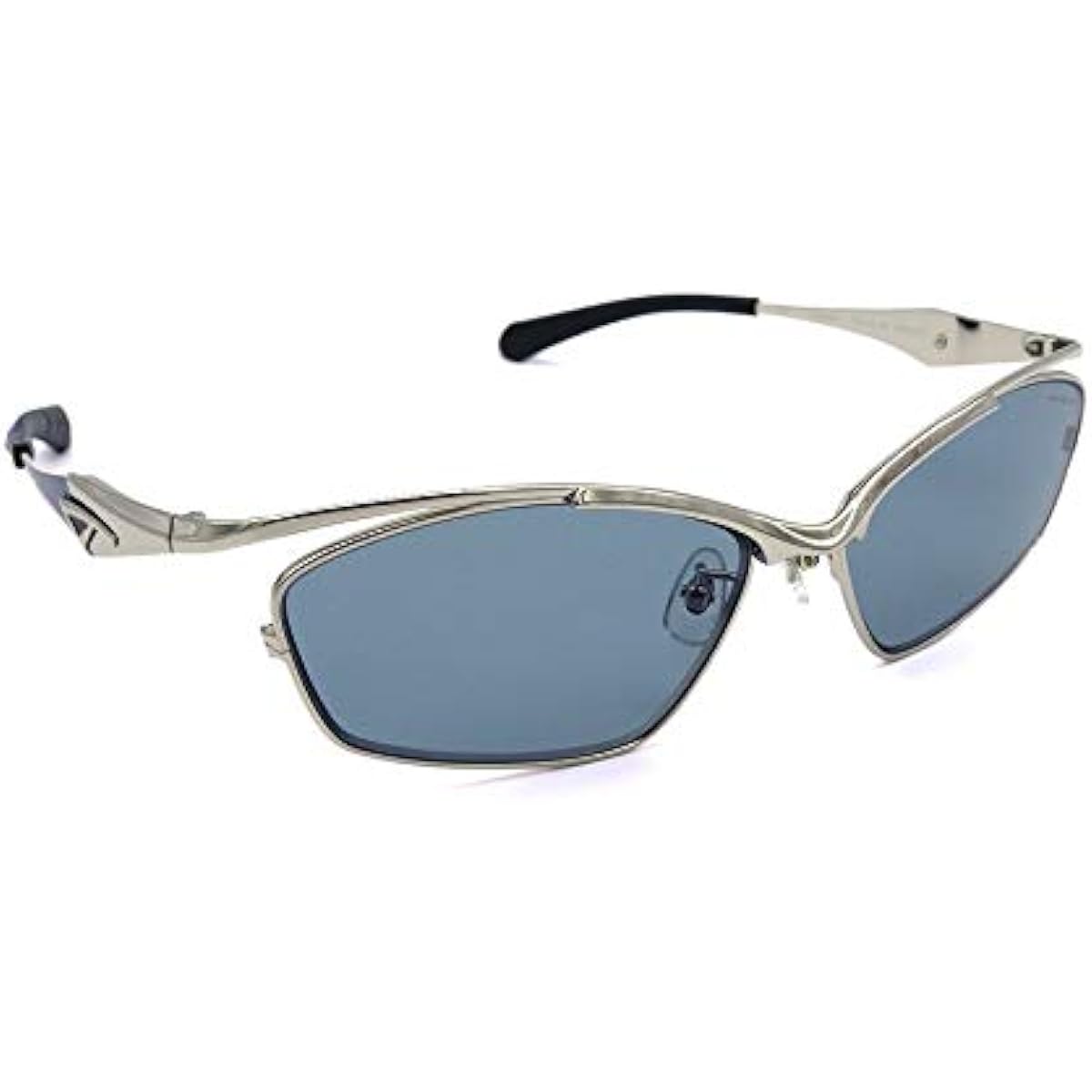 [Kodak LENS × SAMURAI SHO] Samurai Sho Polarized Sunglasses SS-F404 Color: 2 (Silver) Fishing Sports Sunglasses Polarized