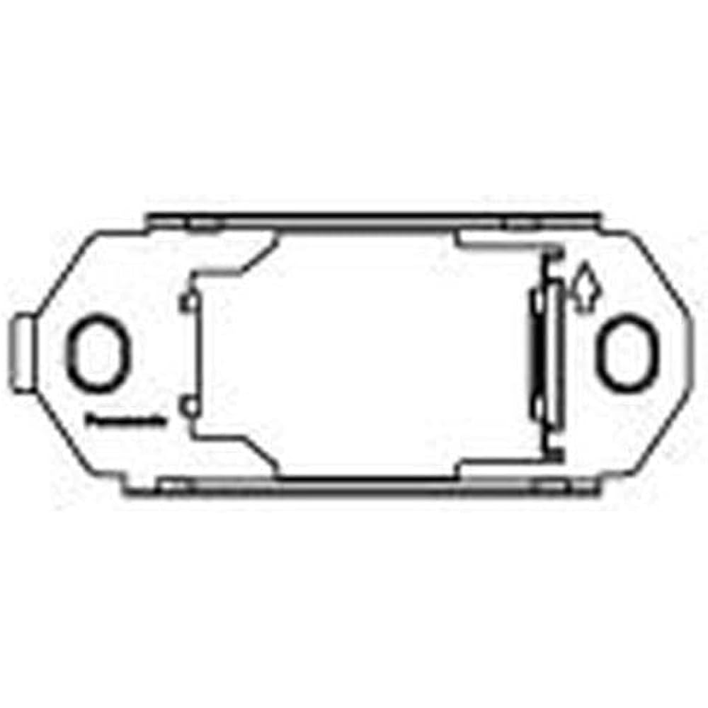 Panasonic Housing Equipment Mounting Frame for 1 Set of 200 WCN3801-200