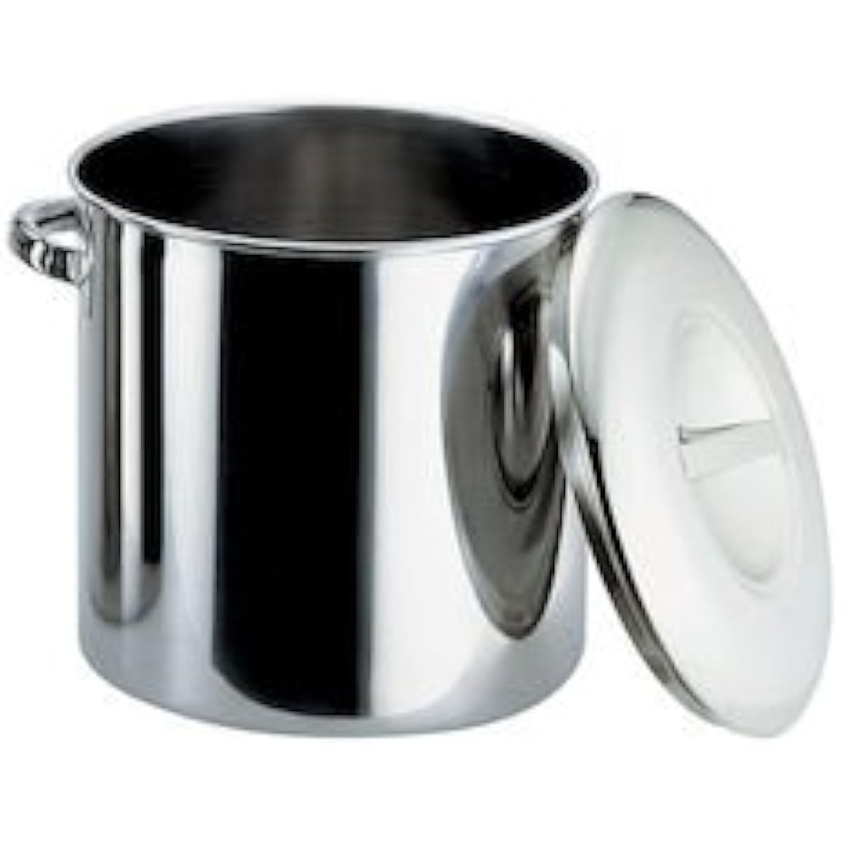 Honma Seisakusho Eco Clean Inner Lid Kitchen Pot 22cm (hand included) 18-8 Stainless Steel Japan AEK1108
