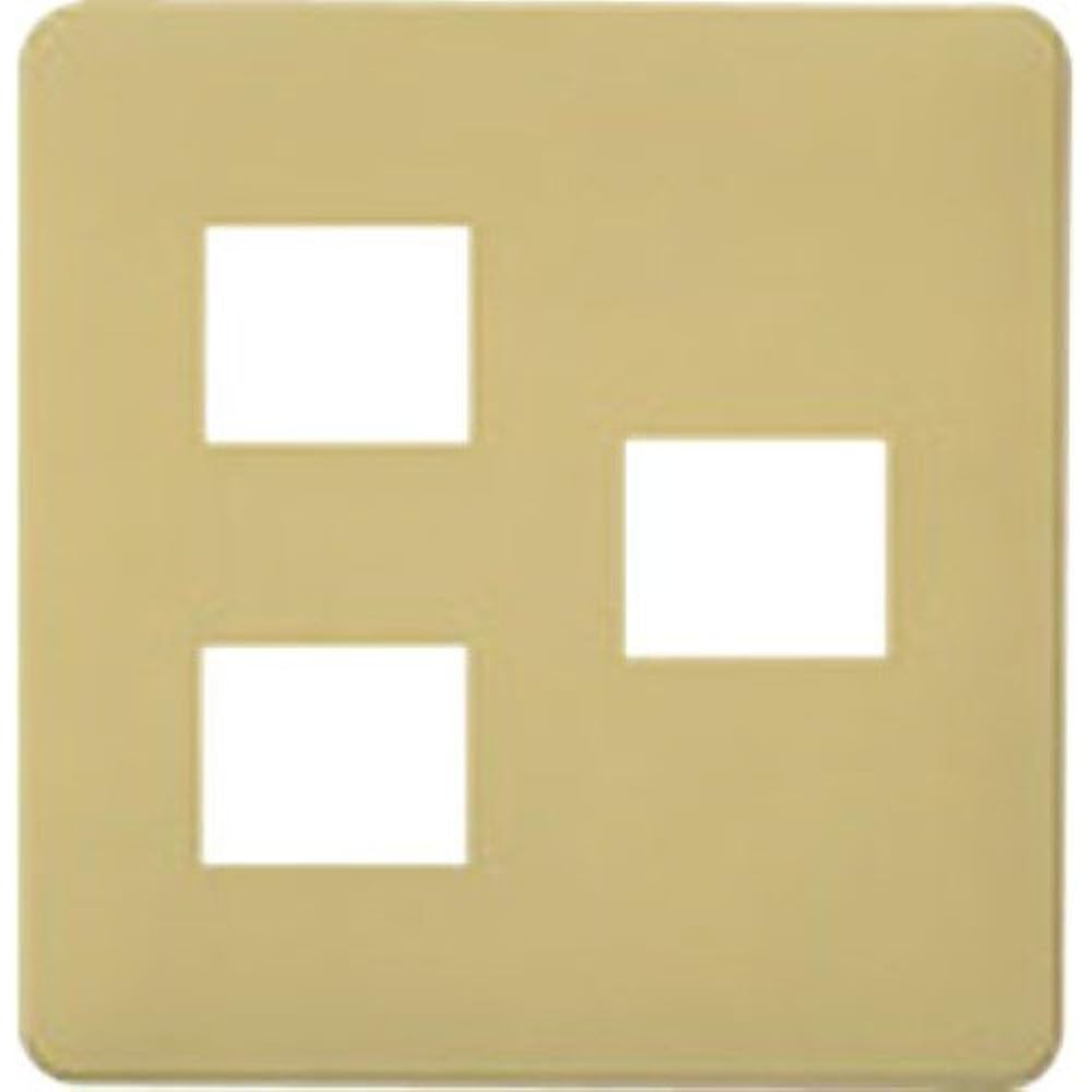 Panasonic Full Color Modern Plate for 3 Pieces, 2 Pieces + 1 Piece Standard Plate, Milky White WN6073W, 5 Pieces