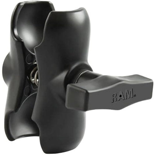 RAM MOUNTS Arm Part Short Arm for 1.5 Inch Ball Aluminum Approx. 93mm Black RAM-201U-B