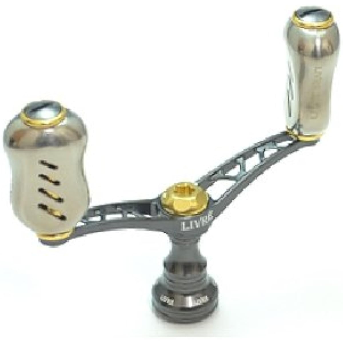 LIVRE Reel Wing 80 Fino Knob for Shimano S2 (Gunmetal P+Gold G)