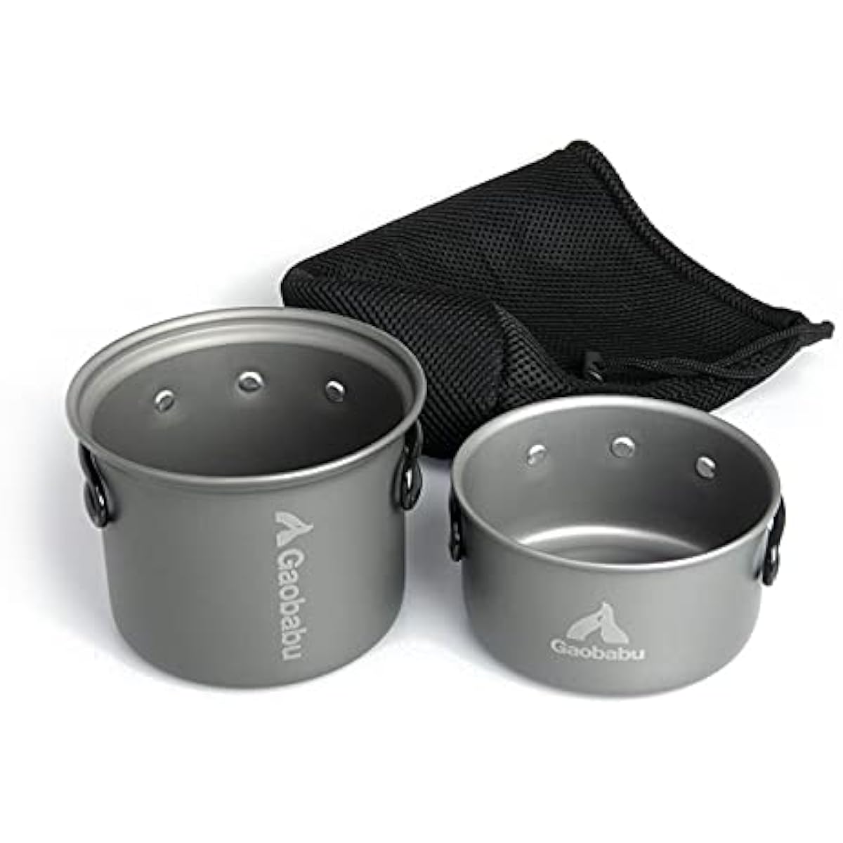 Gaobabu☆Aluminum cooker SOLO set 1000 (with thick mesh storage bag)