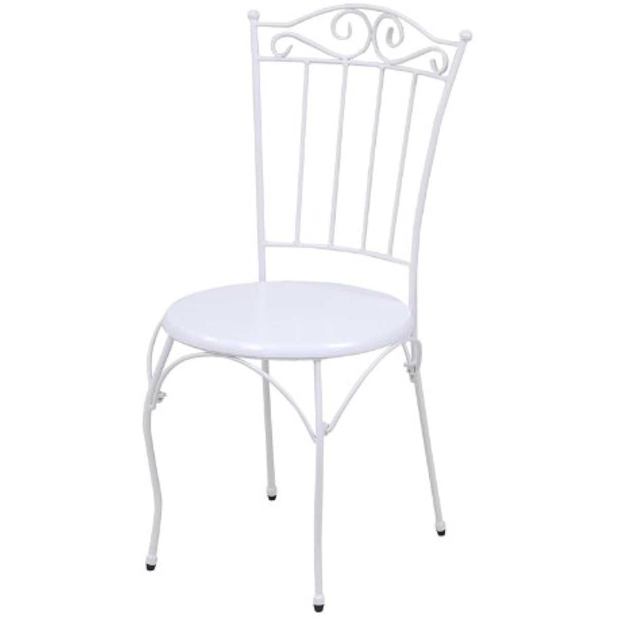 JK Plan Low Iron Series Iron Chair White iri-020-wh