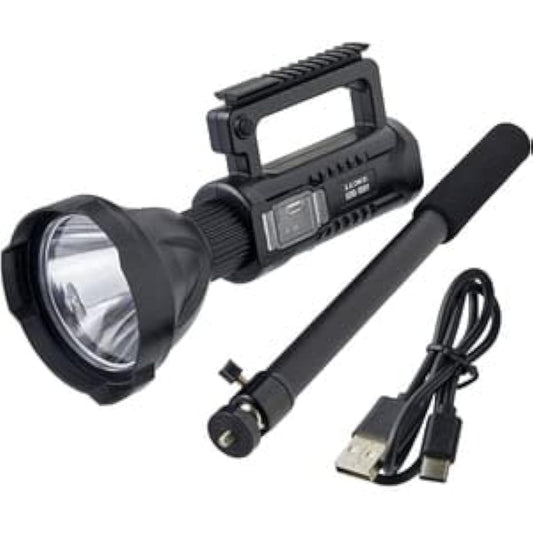 Gamakatsu USB Rechargeable/LED Fishing Light Handy Light with Monopod Night Fishing Aging & Egging 1500 Lumens Luxe Searchlight LESL1501