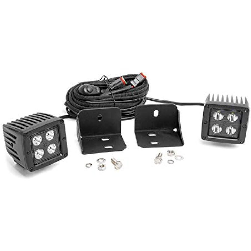 Rough Country Rear 2 inch Black Series LED Kit 16-22 CAN-Am Defender-71011