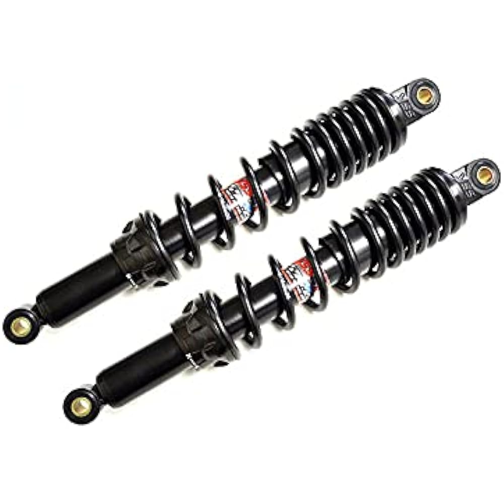 KN Planning Hunter Cub Cross Cub Rear Shock [365mm] With spring rate adjustment [DTG Series] Black/Black