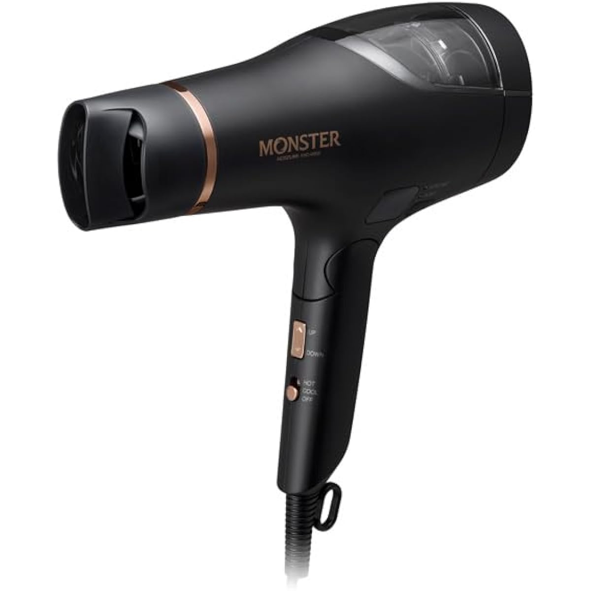 KOIZUMI KHD-W900-K Monster Double Fund Dryer 1300W Large Air Volume Black