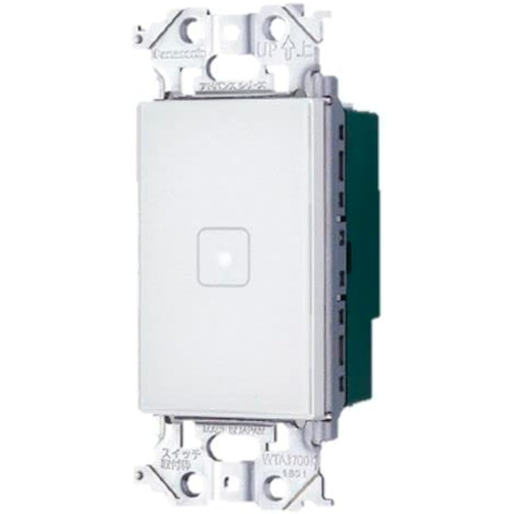 Panasonic ADVANCE series [touch] switch (3/4 wire type, main device, receiver) matte white WTY5401WK