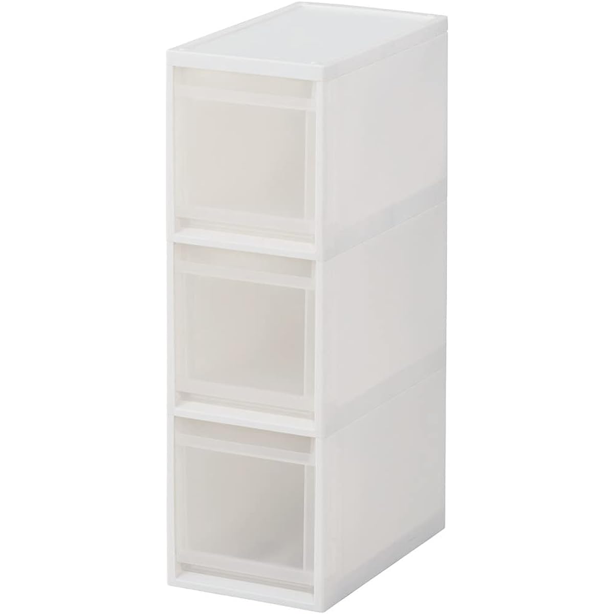Tenma Kitchen Storage Fabier Skipita Skipita Stocker Wide 3 Tiers White Width 27 x Depth 45 x Height 85cm S-030W