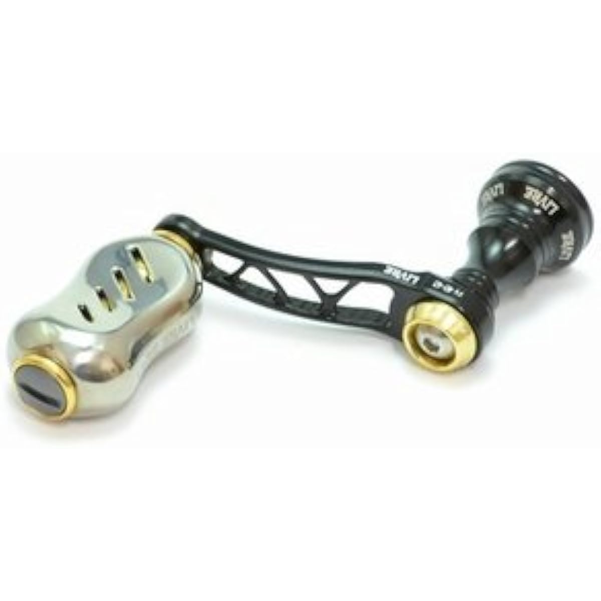 LIVRE Reel F.V40-43 S Handle Fino Knob for Shimano S2 (Black P+Gold G)