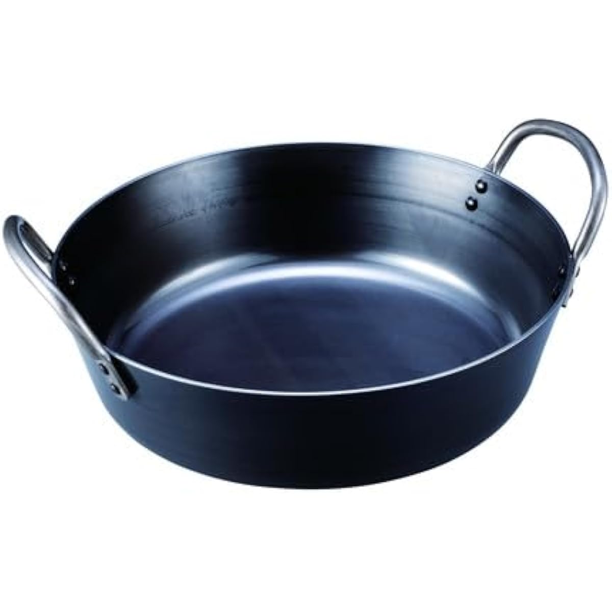 Village Blacksmith Kanda Kanda Iron Pot Deep Fried Pot 39cm (10.9L) Made in Japan Iron Tempura Pot 002177