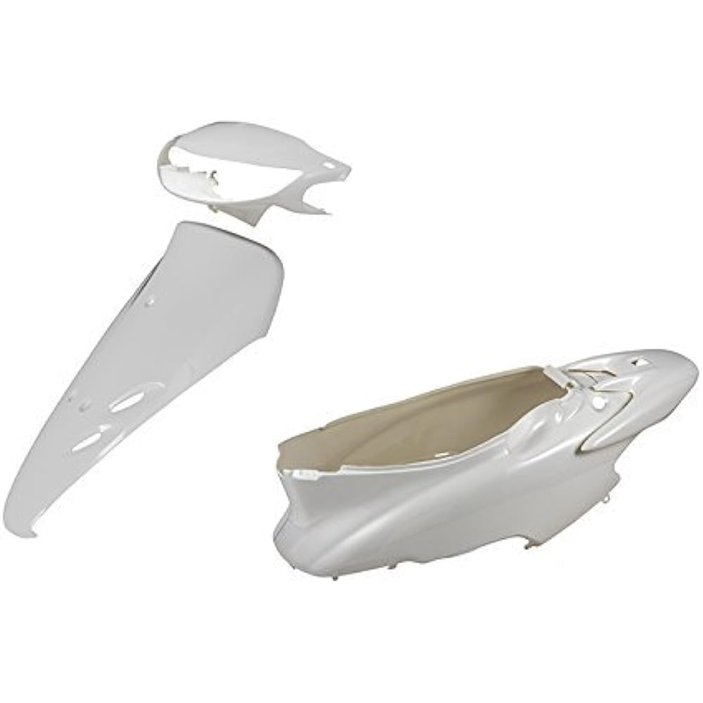 Bike Parts Center Exterior Set White Type 1 Disc Brake Vehicle Painted Genuine Type Honda Live DioZX Dio AF35 Type 1 3077