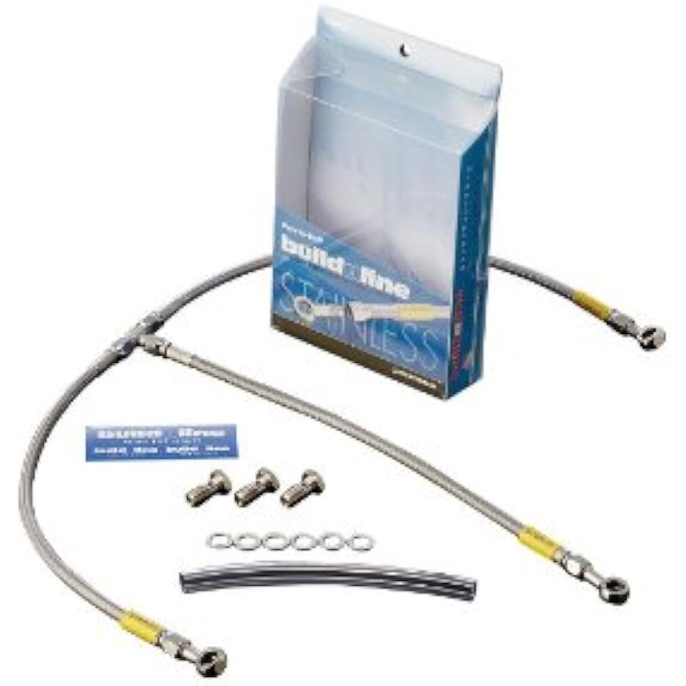 Build A Line Front Brake Hose Stainless Steel Fitting Clear Hose T2 Type GSX1300R HAYABUSA (08) 20651493