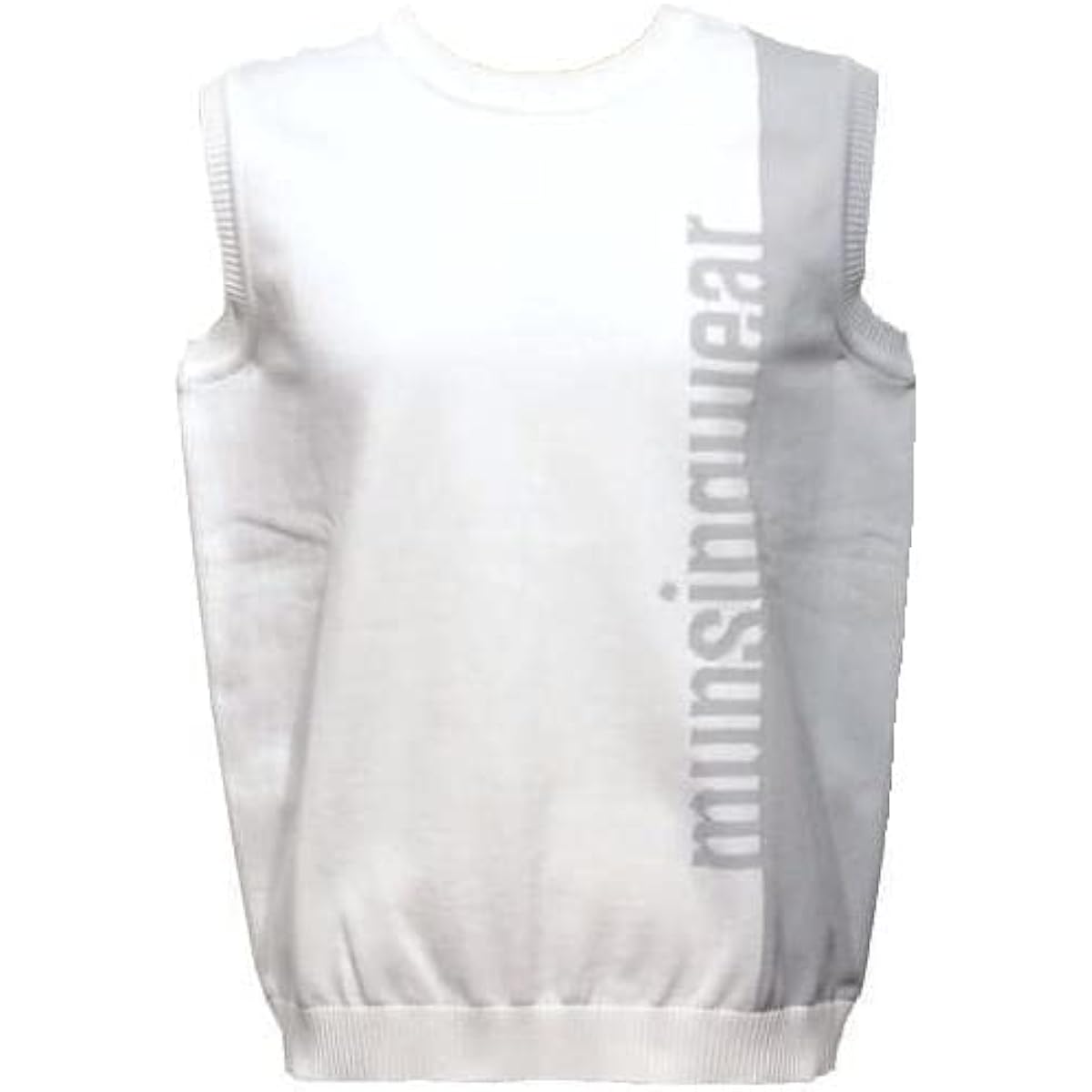 [Munsingwear] Vest [ENVOY] Logo Jacquard Knit Sporty Golf MEWVJL80 Women's