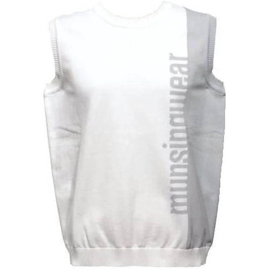 [Munsingwear] Vest [ENVOY] Logo Jacquard Knit Sporty Golf MEWVJL80 Women's