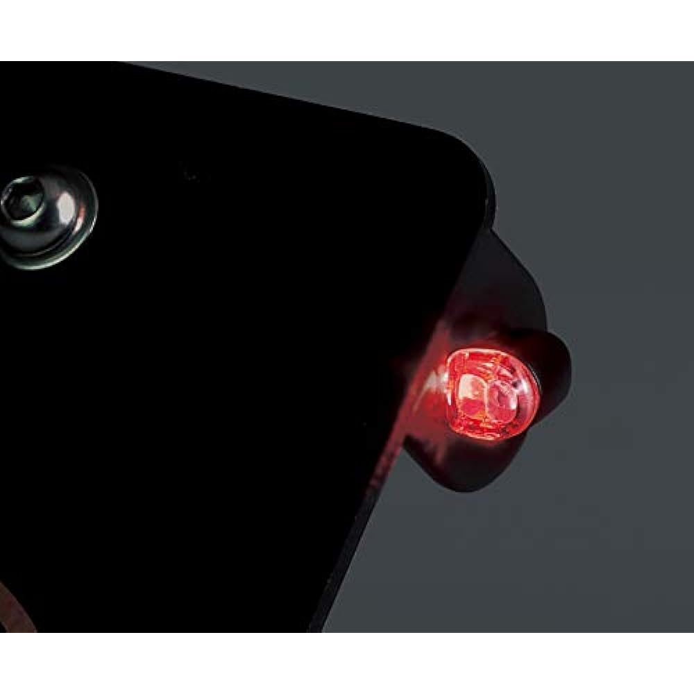 Kijima Motorcycle Bike Parts LED Tail Lamp Nano Type Black Body/Clear Lens 218-3149