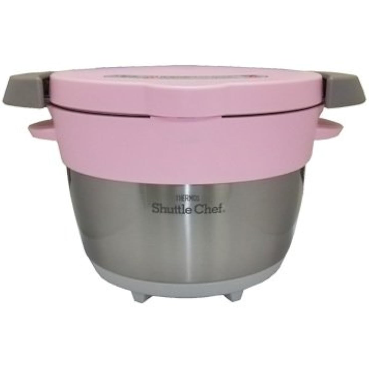 THERMOS Vacuum Heat Insulation Cooker Shuttle Chef 1.6L [For 2 People] Pink KBB-1600 P