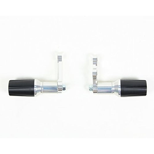 OVERRACING Racing Slider Machined Aluminum Mounting Base Bracket (Alumite Finish) Black YZF-R25/MT-25 59-35-01