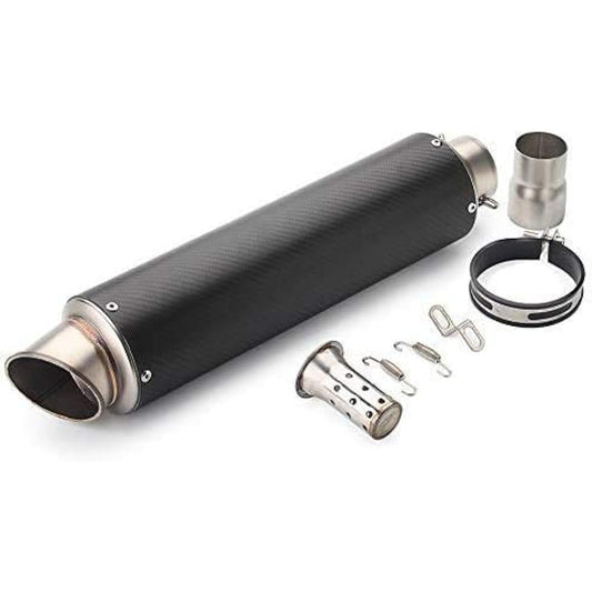 Cherrytree Slip-on Muffler Bike Silencer 60.5mm General Purpose Motorcycle Total Length 47CM