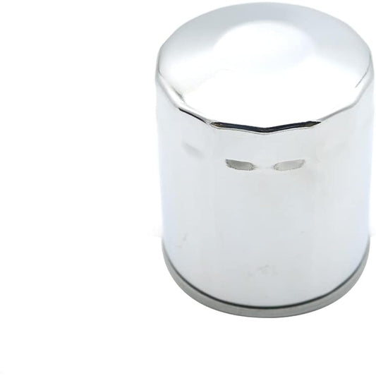 Motorcycle Oil Filter XL1200NS XR1200 XR1200X FLHT Electra Glide FLHTC-UI Ultra Classic FLHR Road King FLSTF Fat Boy (Partly Updated) (Color: 1 pcs silver)