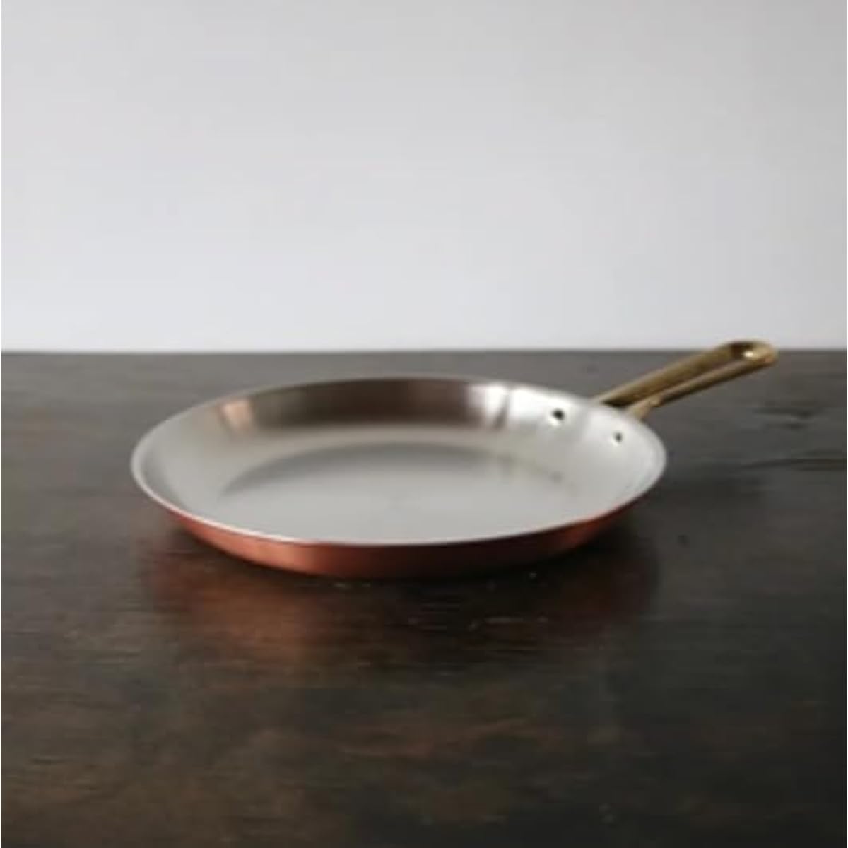 Shinkoukinzoku COPPER100 Shallow Frying Pan 22cm (Copper Finish) PL-1813