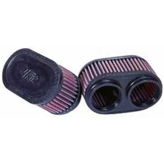 K&N Custom Filter Dual Flange Oval Straight φ60 Rubber Mold End Cap XJR1300 00-06/FZR750R OW01 GSF1200/GSXR1100 89-92/GSXR750 89-92 RU-2922