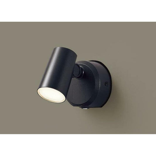 Panasonic Wall Mounted LED (Light Bulb Color) Spotlight Diffusion Type Rainproof/FreePa/Flash/ON/OFF Type/Brightness Sensor Included Panel Type 60 Type Off Black LSEWC6005BLE1