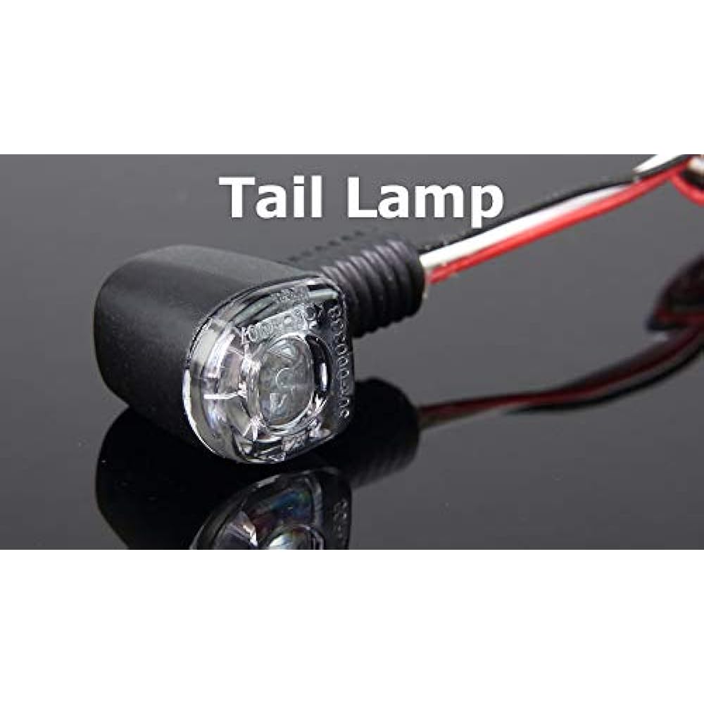 Kijima Motorcycle Bike Parts LED Tail Lamp Nano Type Black Body/Clear Lens 218-3149