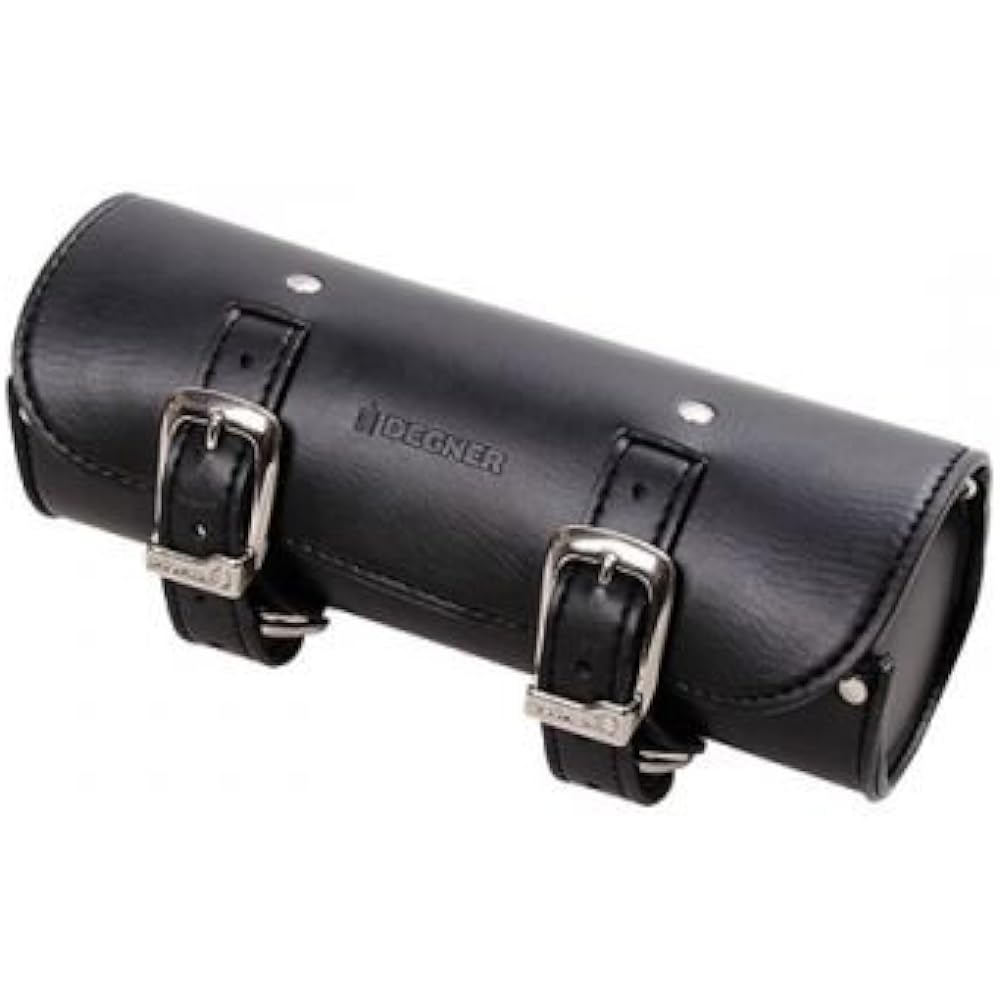 DEGNER DTB-1 Synthetic Leather Tool Bag for Motorcycle Black