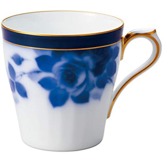 [Okura Touen Washi Paper Wrapping] Okura Touen 100th Anniversary Blue Rose Mug 114/8011R