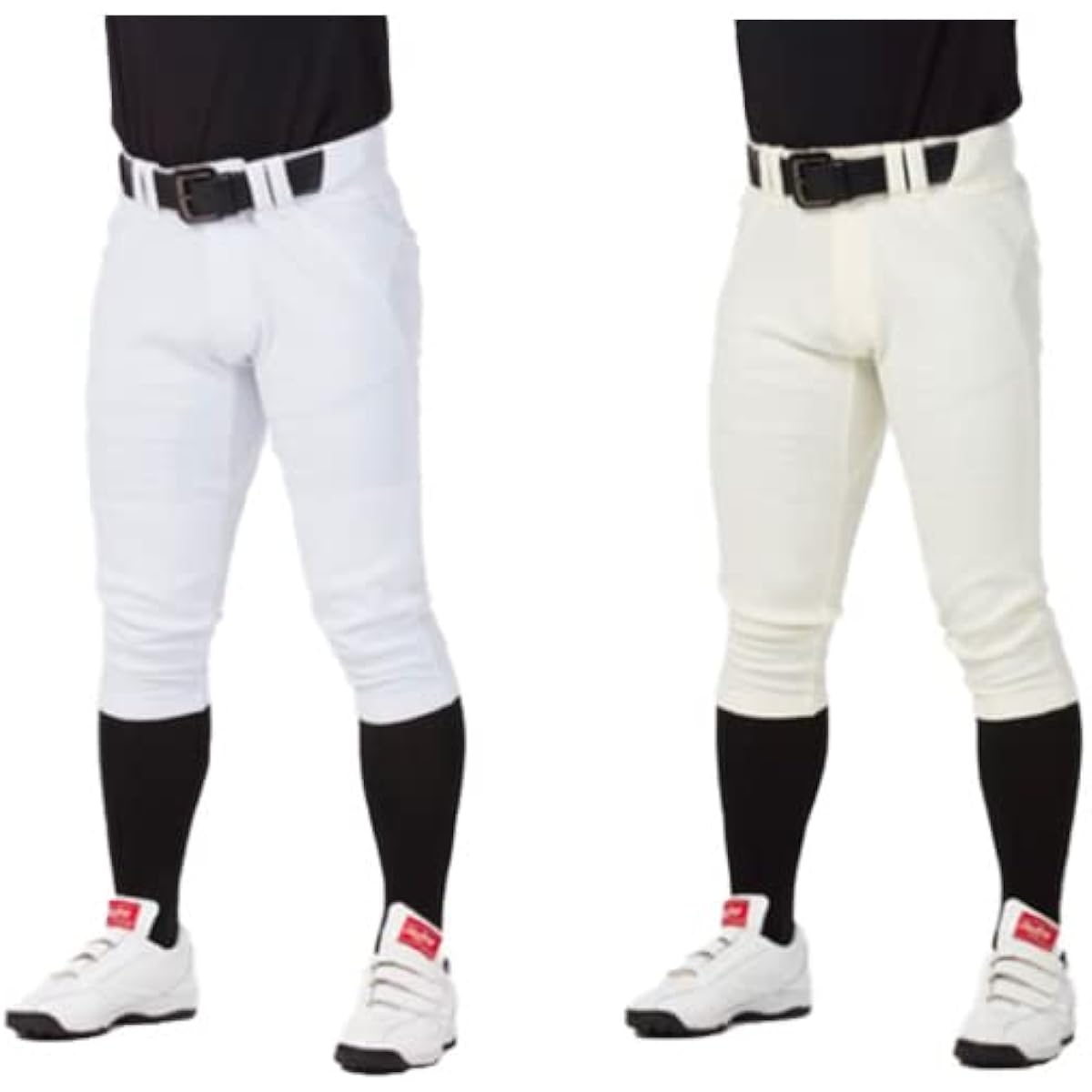 Introducing the even more evolved NEW4D pants 4D+PLUS! White/Ivory 2 Piece Set Baseball General Uniform Pants 4D Plus Ultra Hyper Stretch Pants NEW Short Fit Pants For Official Matches Rawlings APP12S01-NN