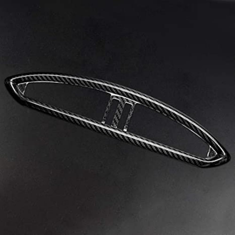 AIRSPEED For Subaru BRZ ZC6/Toyota 86 ZN6 Central Control Air Conditioner Vent Outlet Decoration Sticker Cover Trim for 2013-2020 Accessories Interior Parts (Black)