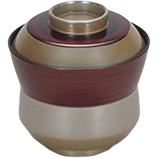 3 セット small blowing bowls and suction bowls, silver ribbons, pestle-shaped small suction bowls [8.8 x 8.9cm], heat-resistant, wood-based, heat-resistant [ryotei, inn, Japanese utensils, restaurants, business utensils, utensils]