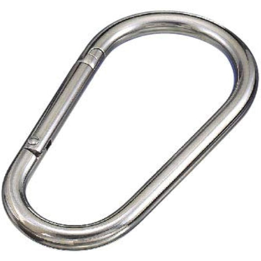 Mizumoto Stainless Steel Carabiner Jumbo (No Ring) Wire Diameter 12mm Length 169mm XJB12A